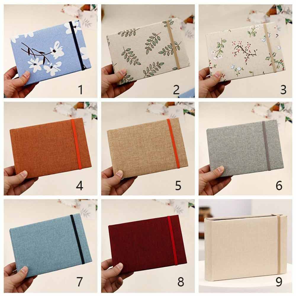 6Inch Small Photo Album Photo Album on Fabric Polaroid Postcard Storage Brochure