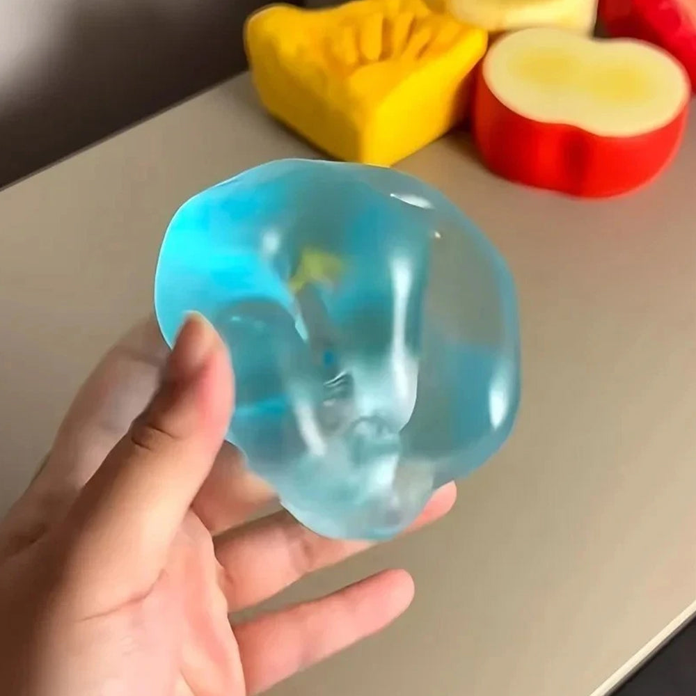 6cm Squishy Stress Ball – Random Colour Fidget Squeeze Sensory Relief Toy