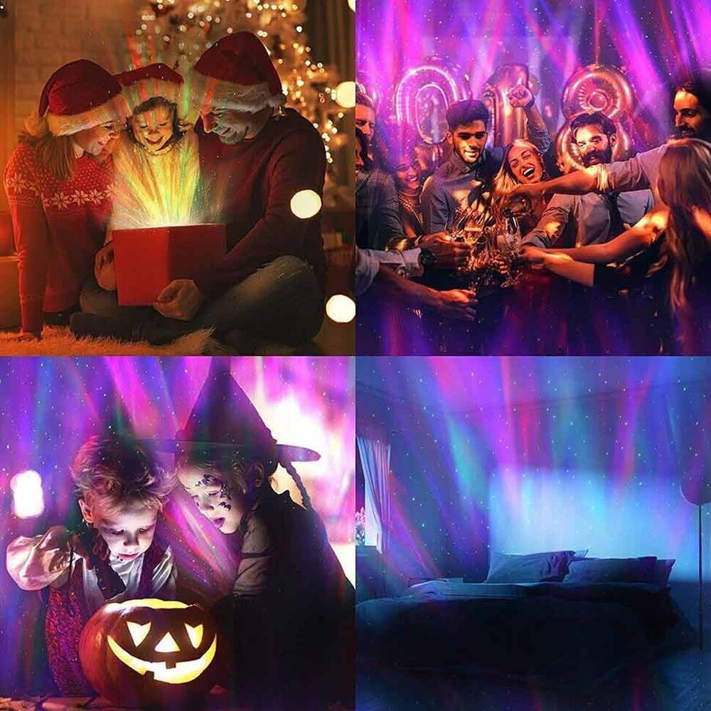 Northern Aurora  Colorful USB Atmosphere Light Room Bounce KTV Small Night Light