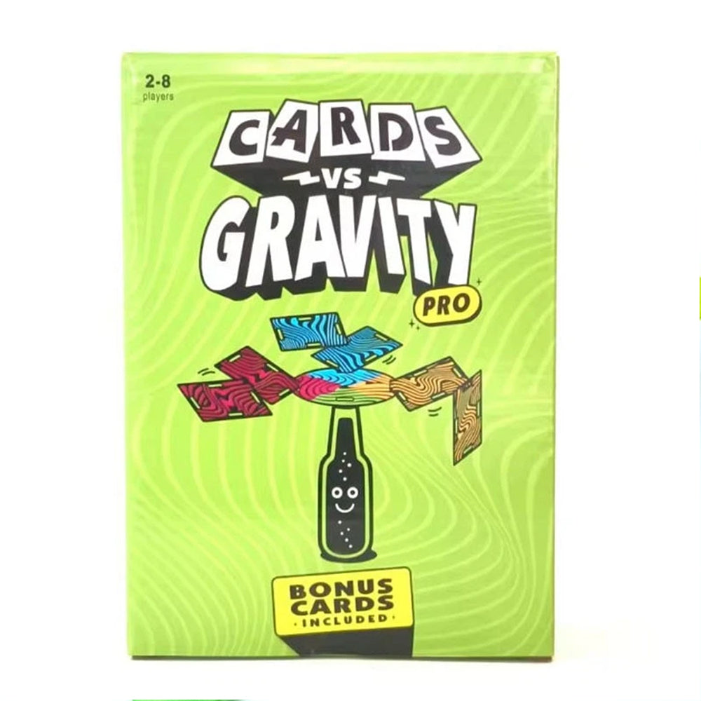 Cards vs. Gravity Pro — Defying Gravity Card-Balancing Party Game for 2-8 Players, Family & Friends Fun