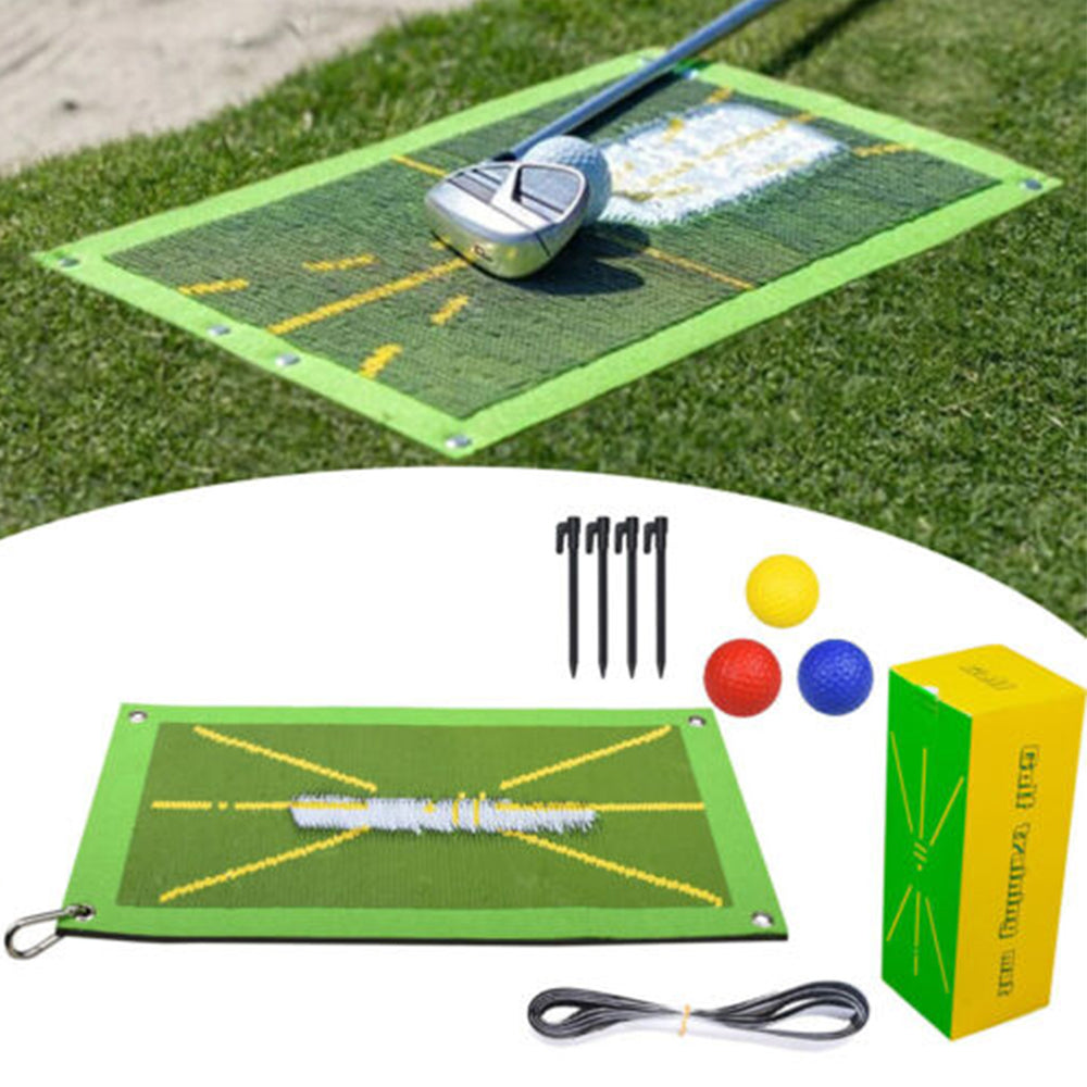 Golf Training Mat for Swing Golf Practice Mat Analysis Swing Path 45*30cm