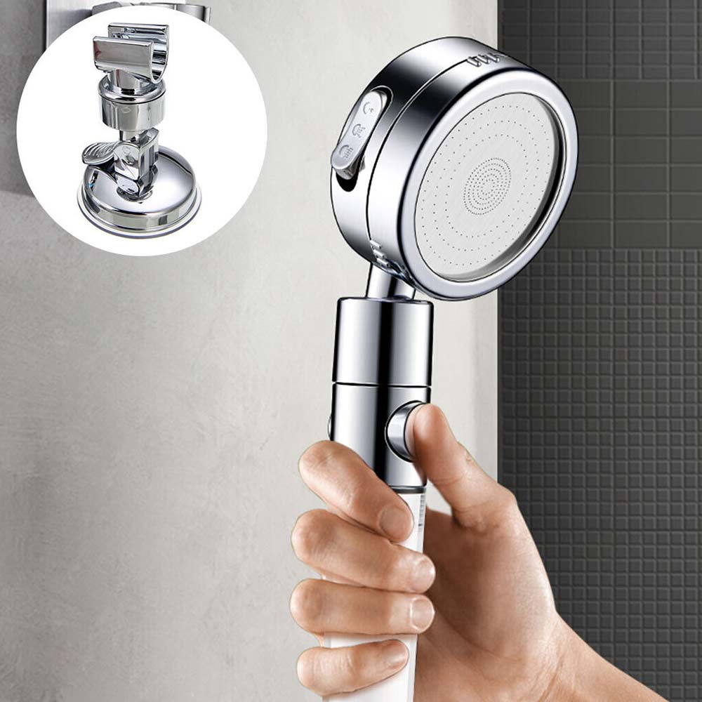 Shower Head Holder Bathroom Wall Mount Adjustable with Vacuum Strong Suction Cup