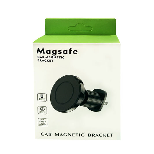Magnetic Car Air vent & Mount 2 in 1 Hook Design Compatible with Magsafe Black
