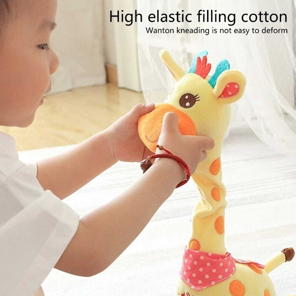 Musical Dancing Giraffe Plush Toy-Singing & Moving Animal Doll, Perfect Holiday Gift