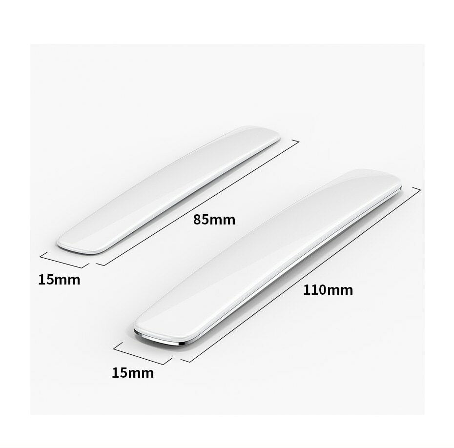 4-Pack Car Door Edge Strip – Anti-Scratch Protector, Premium Plating, Strong 3M Backing