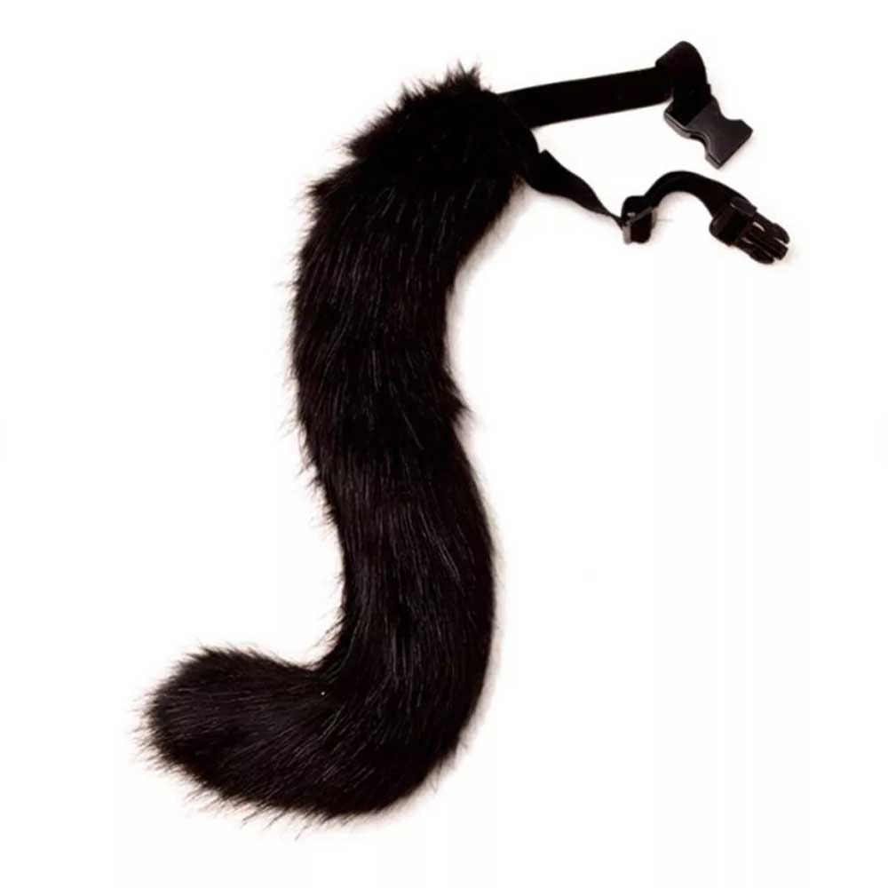 Furry Cat Fox Mask Christmas Party Cat Fox Cosplay Costume Mask Tail Paws Set