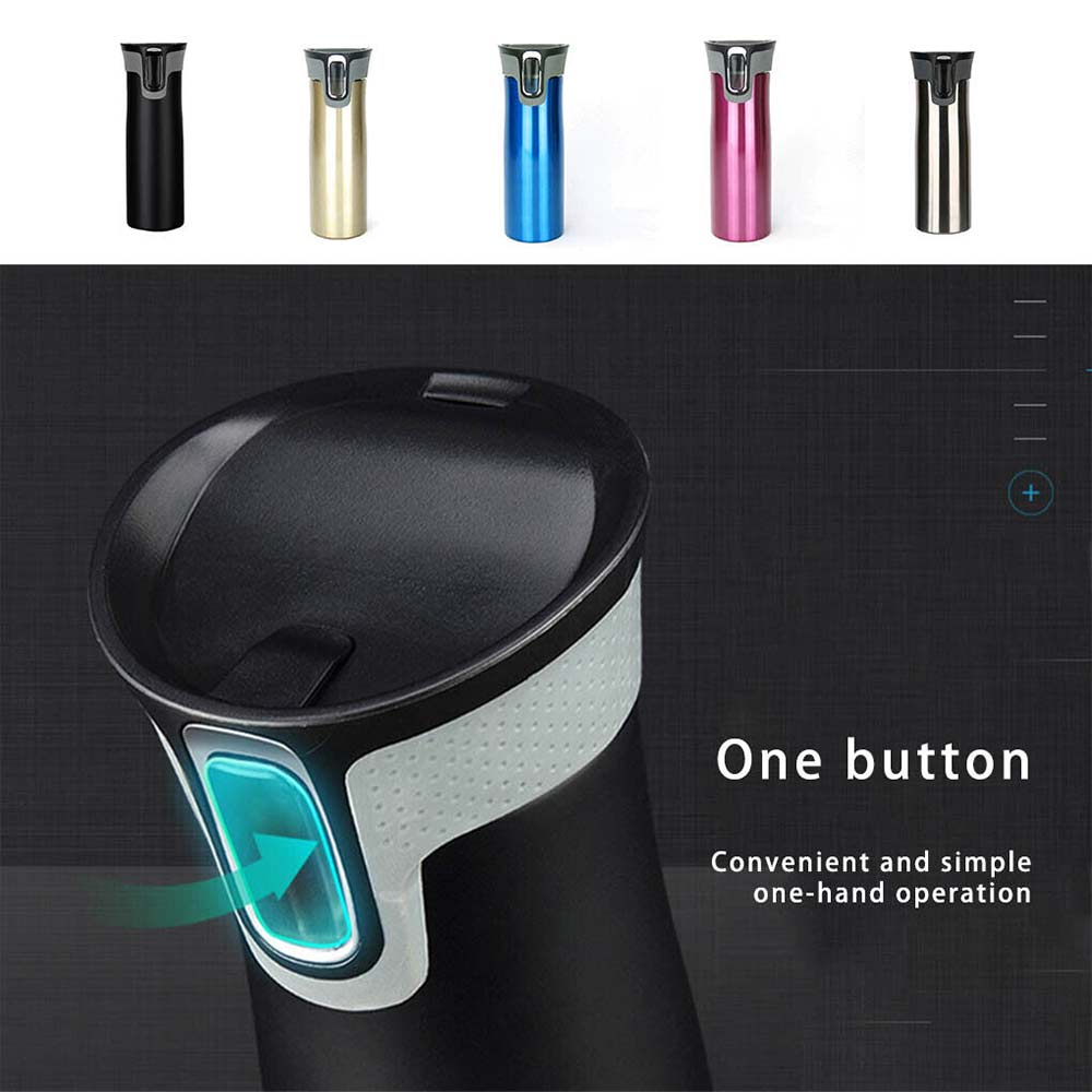 550ML Stainless Steel Water Bottle Travel Mug Portable Coffee Cup Thermal Bottle