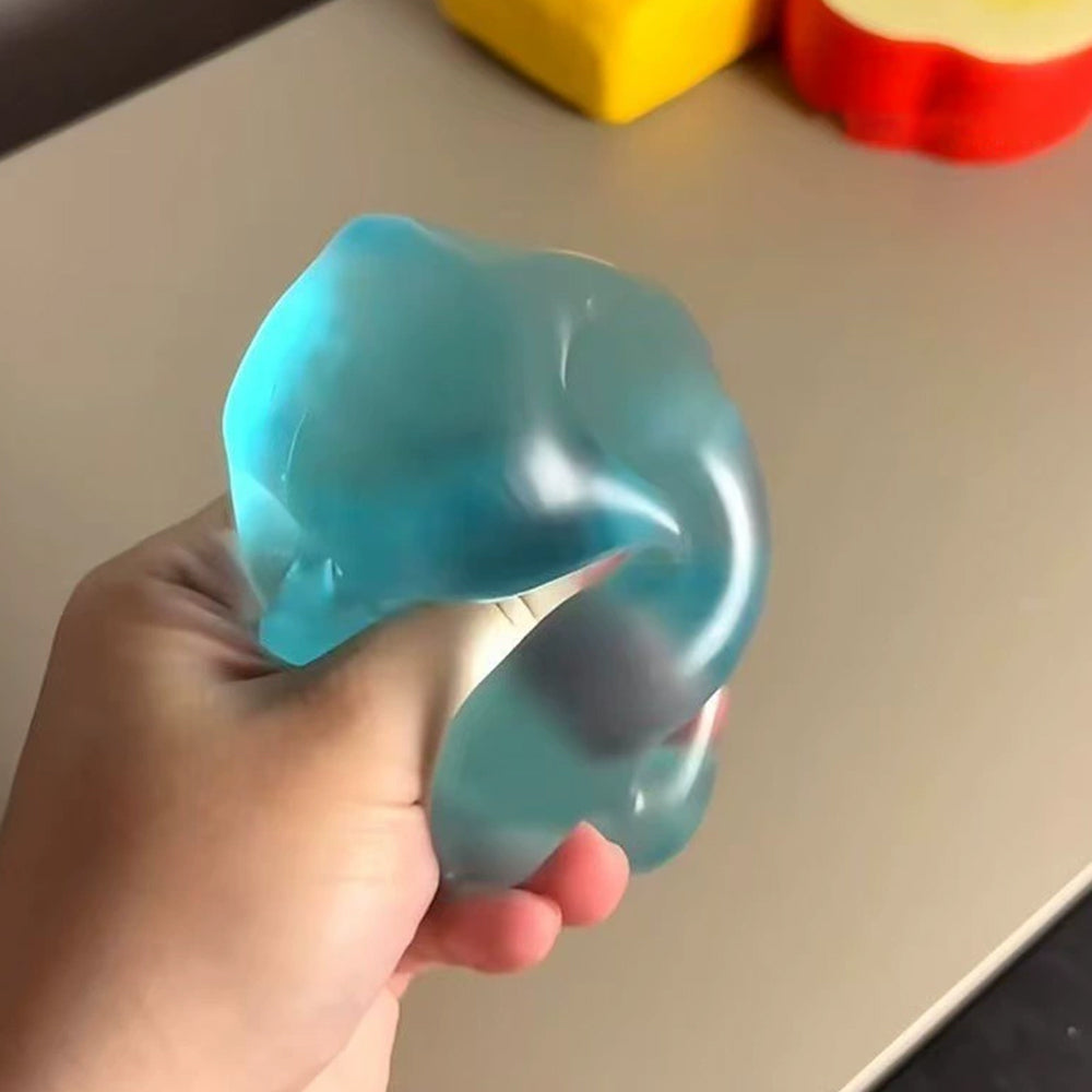 6cm Squishy Stress Ball – Random Colour Fidget Squeeze Sensory Relief Toy