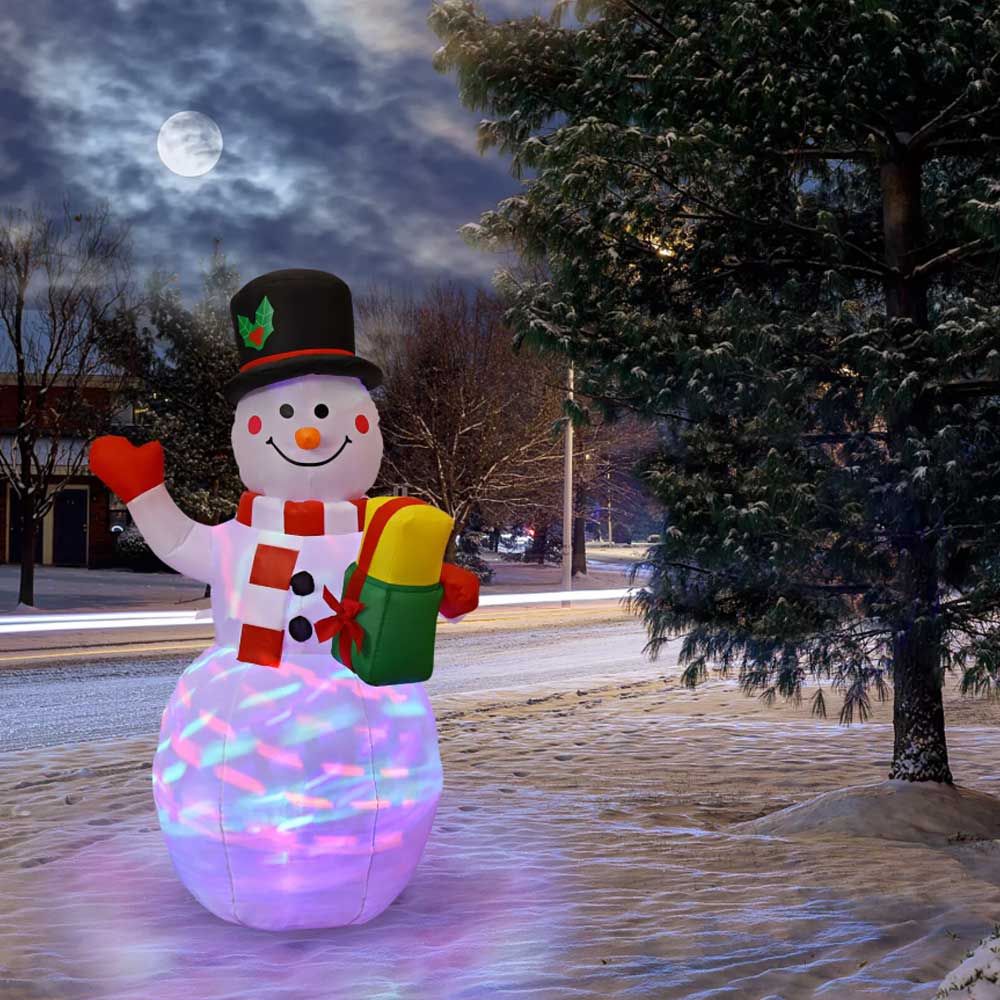 5ft Christmas Inflatable Snowman Decoration Xmas LED Light Up Outdoor Yard