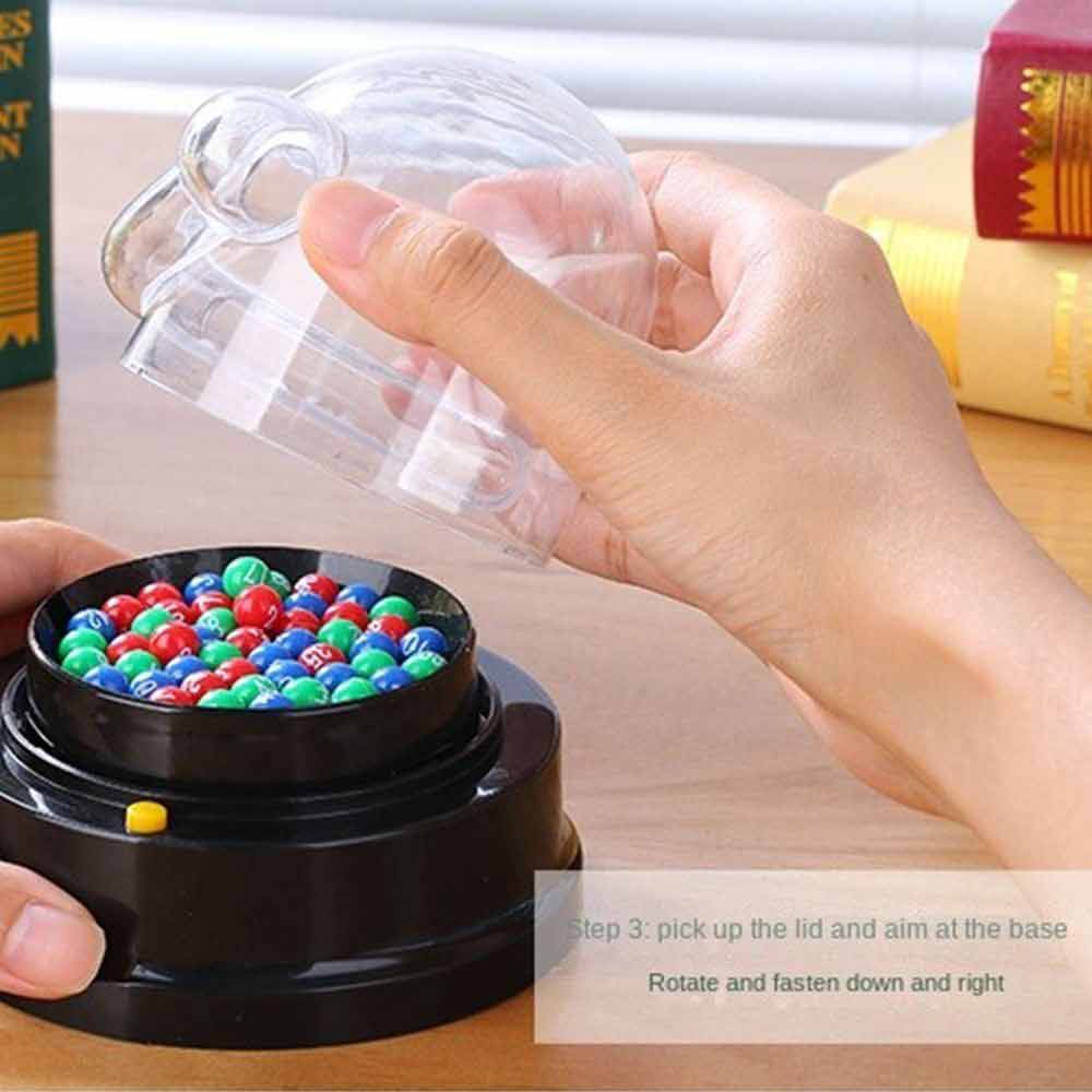Mini Lotto Games Machine Electric Lottery Machine Party Jackpot Machine
