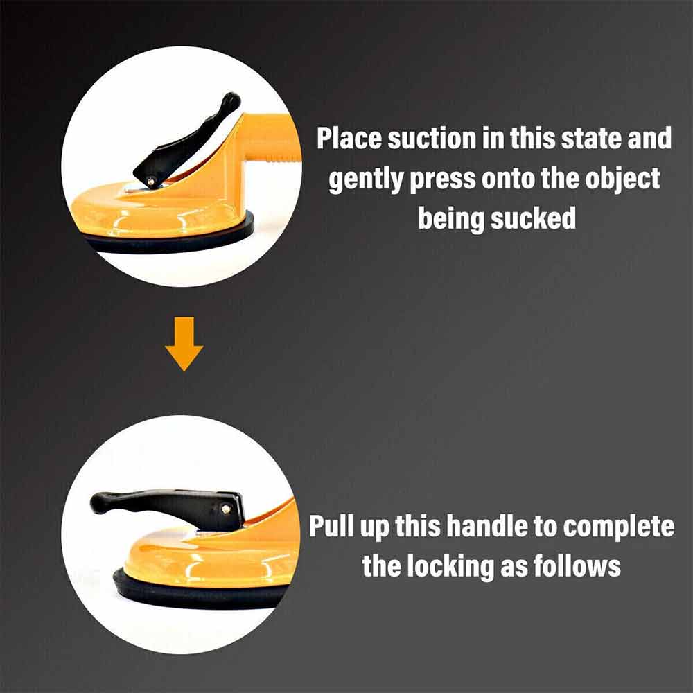 110kg Dual Suction Cup Lifter – Heavy Duty Aluminium Glass Sucker Dent Puller