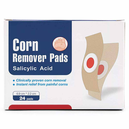 24pcs Corn Pads for Toes – Gentle Callus Removal & Blister Protection (Adhesive Cushions for Feet Comfort)