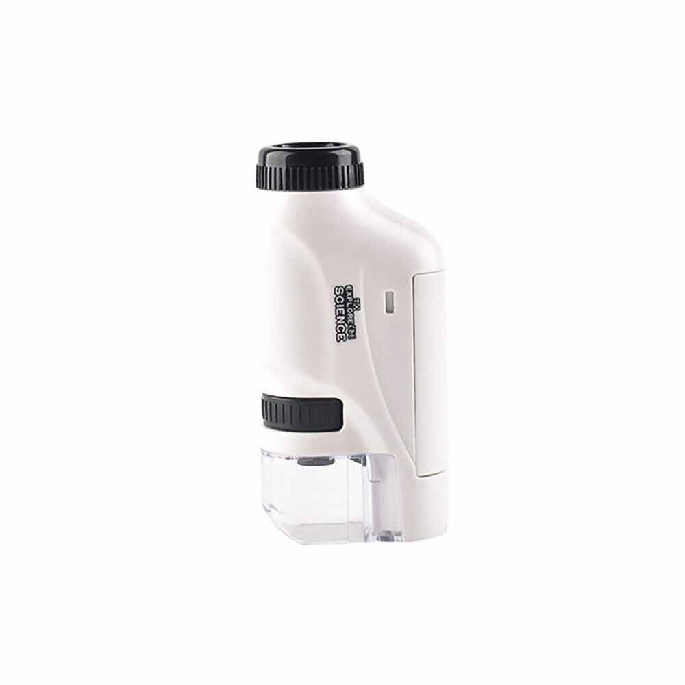 60X-120X Kids Pocket Microscope Handheld Magnification Lens with LED Lighted