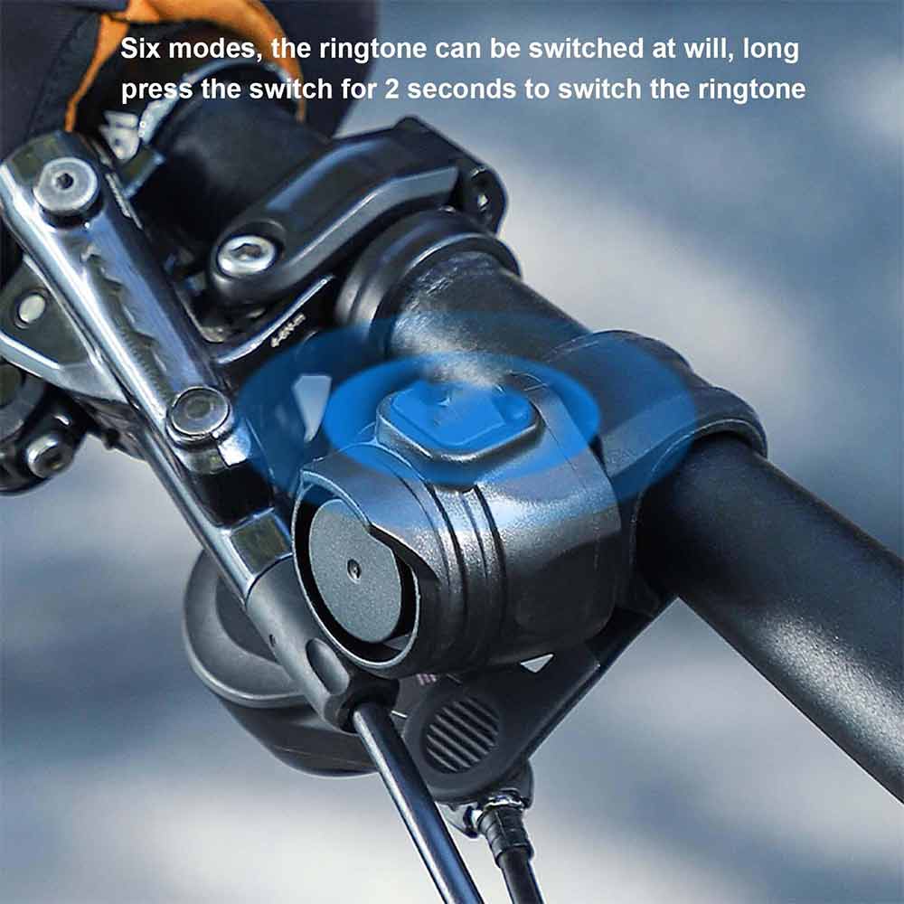 Bike Bell Riding Electric Horn Road Bike  Warning Ring USB Charging