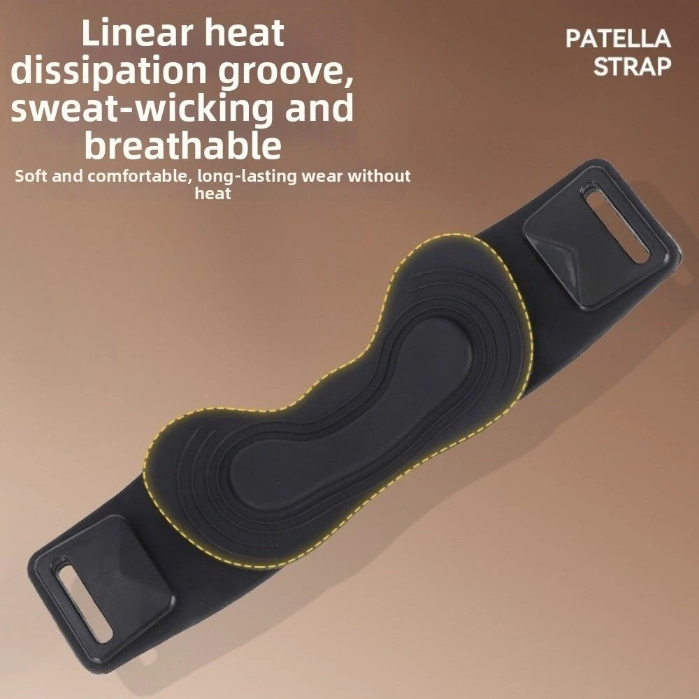 1 Pair Silicone Knee Straps - Patella Tendon Support Band for Sports