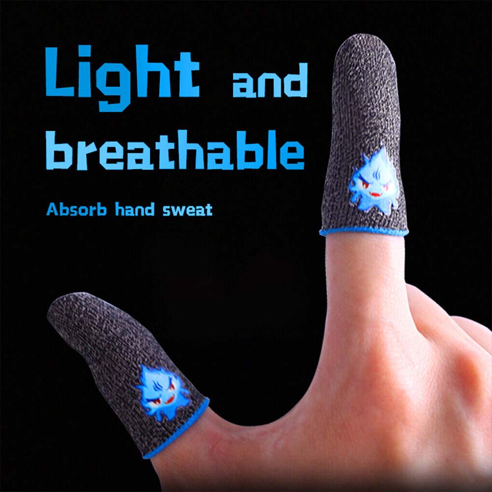 Phone Mobile Game Finger Sleeve Thumb Gloves Sweatproof Gamer PUBG COD Equipment