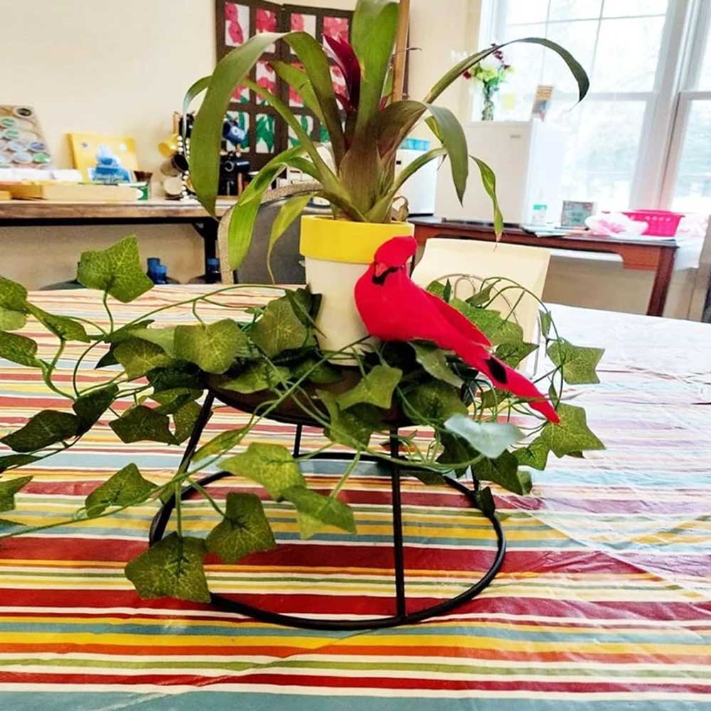 12PCS Realistic Bird Decor, Feathered Red Cardinal Ornaments with Clip - for Christmas Tree, Wreath, Home & Garden