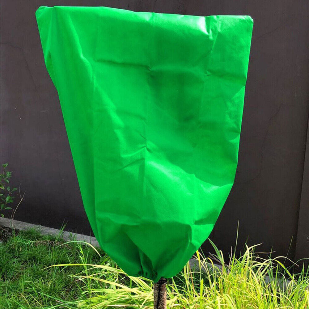 Frost Freeze Protection Bag for Garden Plants Covers Shrub Bag Reusable Green