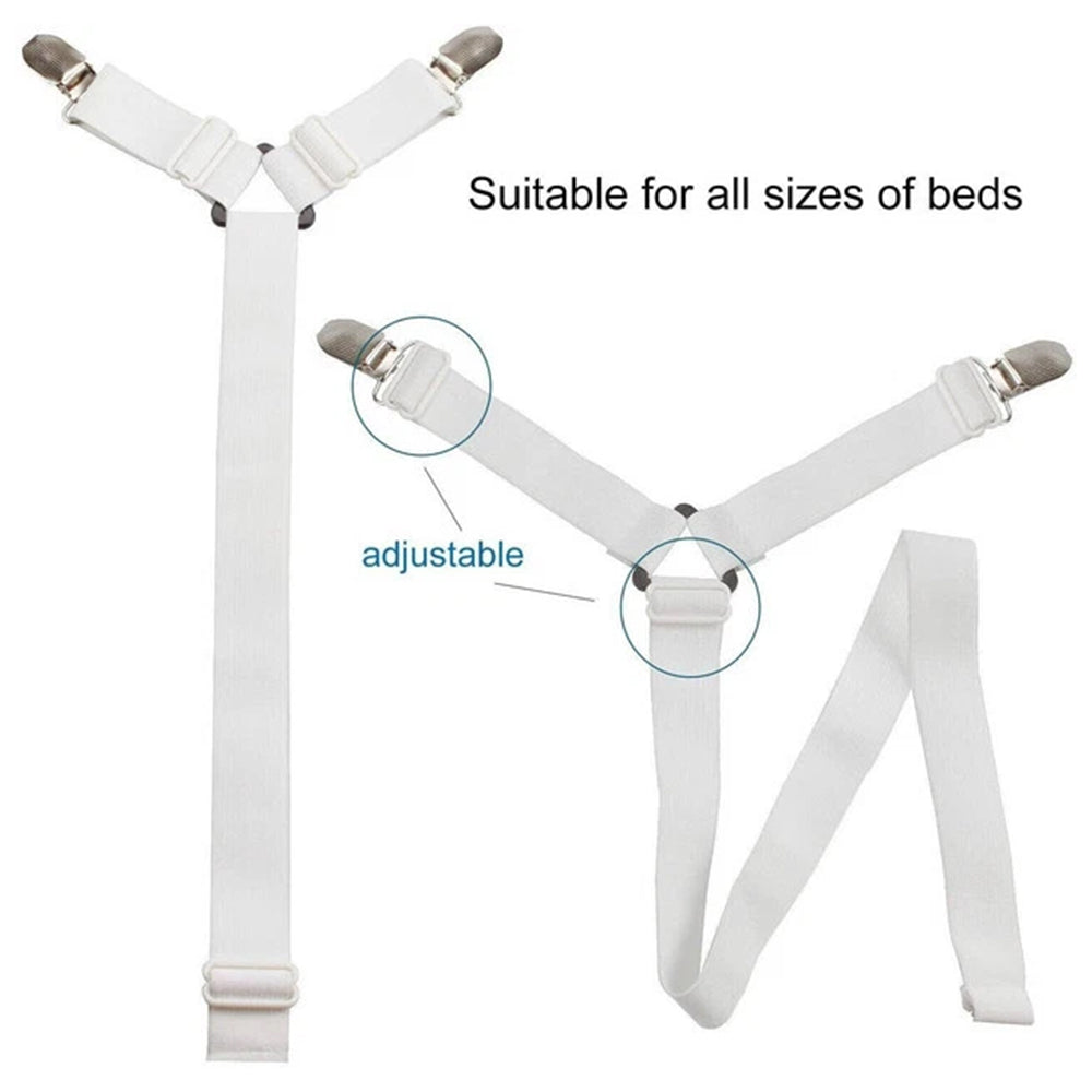 12Clamp Bed Mattress Sheet Clips Holders Fasteners Grippers Straps Suspender Fitted