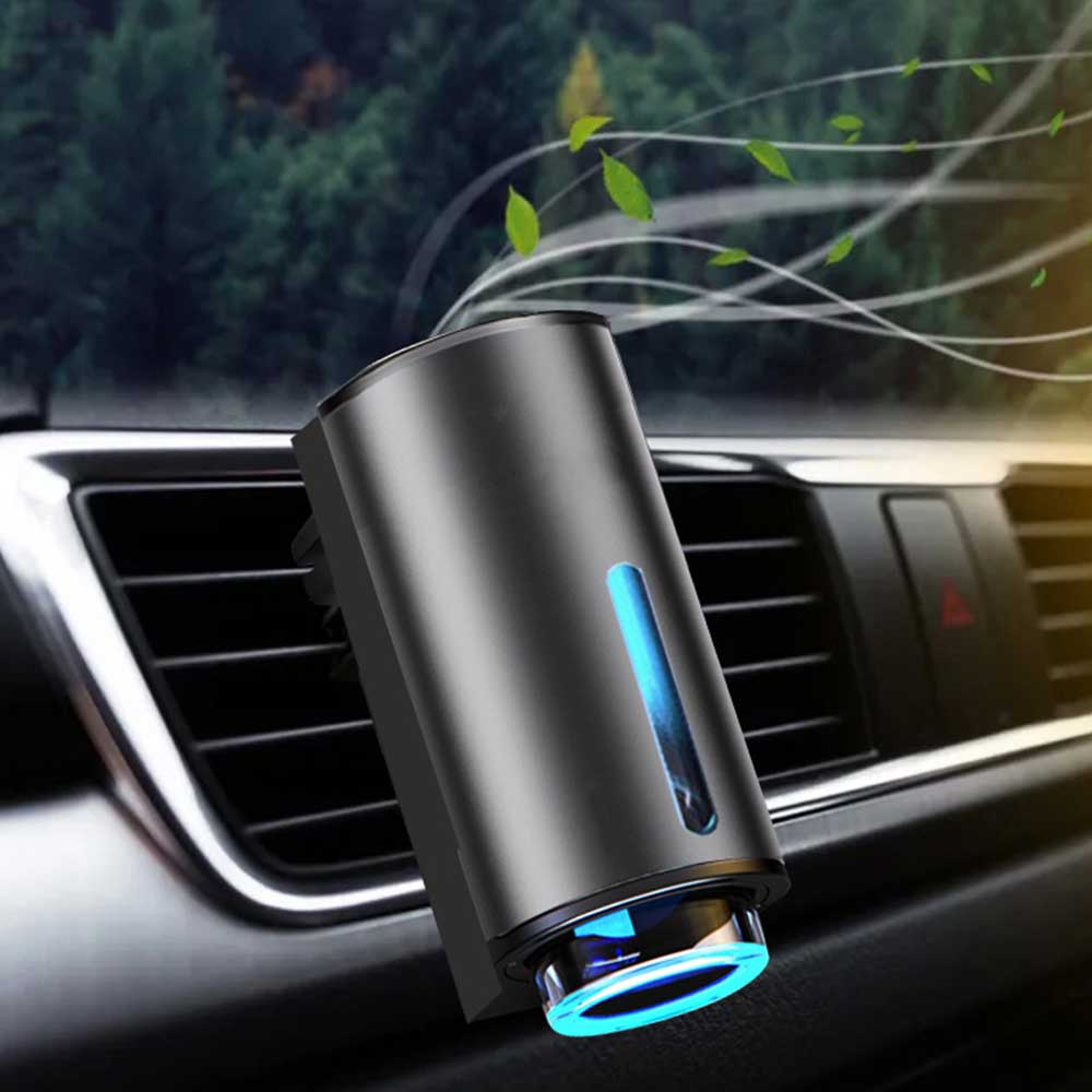 Smart Car Aromatherapy Diffuser - USB Rechargeable Air Freshener with 3 Scent Modes & Essential Oil Capsules