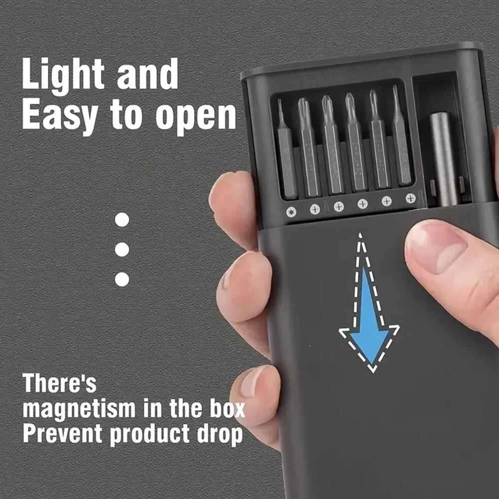 25-in-1 Magnetic Precision Screwdriver Set – Laptop, PC, Phone & Electronics Repair Tool Kit