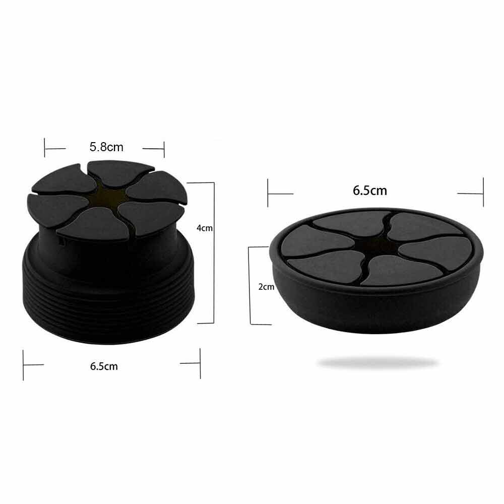 Silicone Stretch 5PO Case Mini Earphone Holder Earbud Storage Winder Carrying