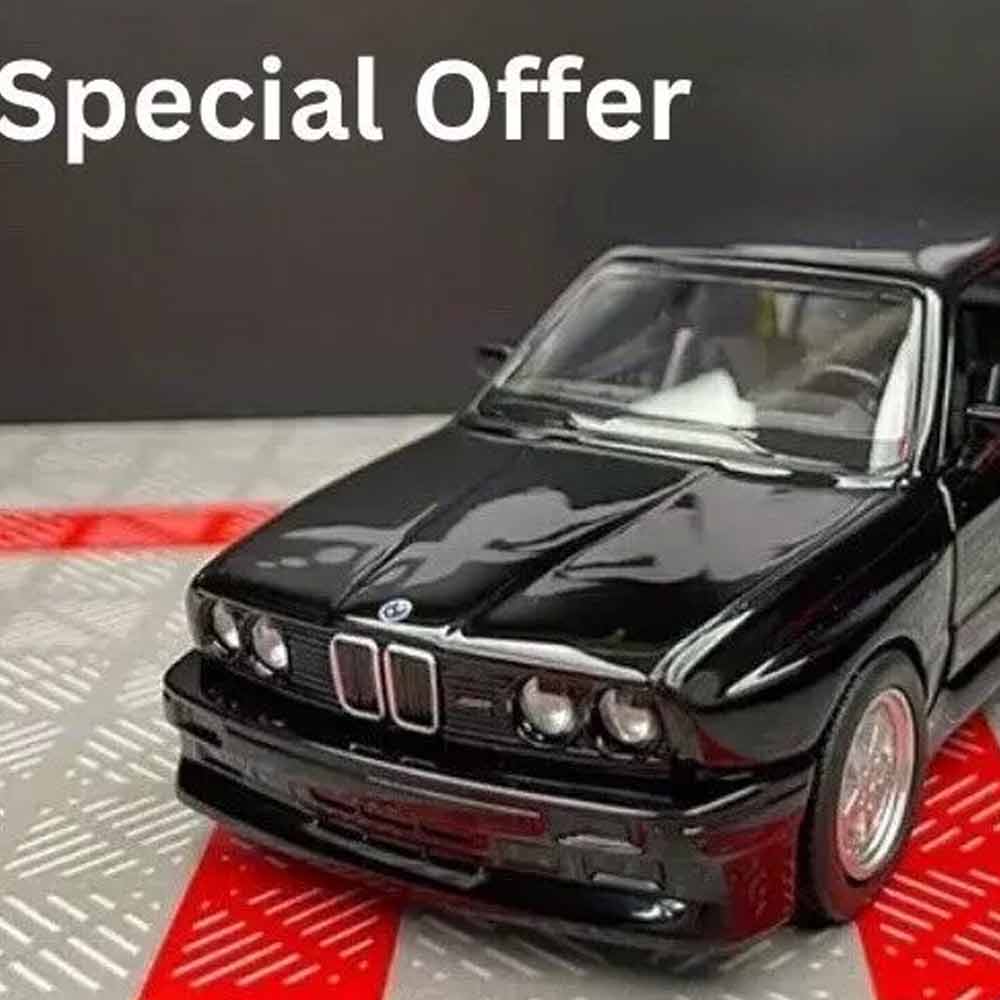 1/36 for BMW M3 1987 Alloy Toys Car Model Metal Diecasts Toy Vehicles