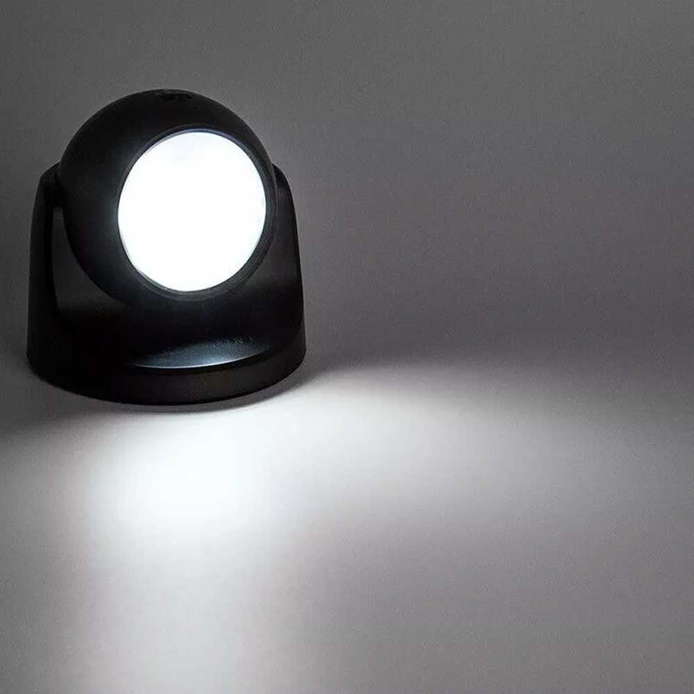 360° Battery Operated Indoor Outdoor Garden Motion Sensor Security LED Light New