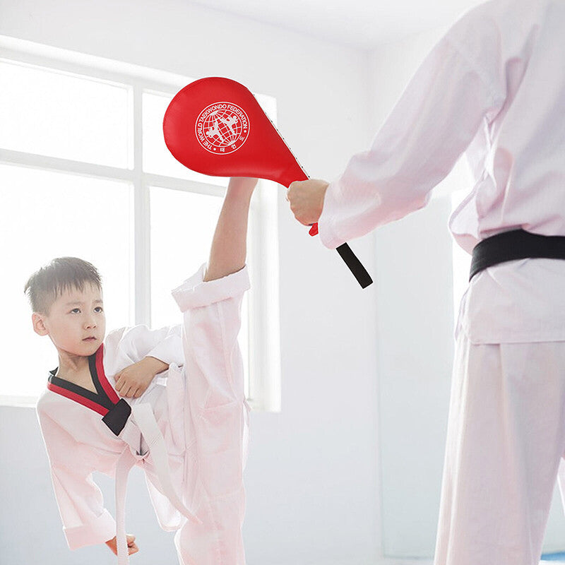 Taekwondo Double Kick Paddle kick pad Punching TKD MMA Kickboxing Training