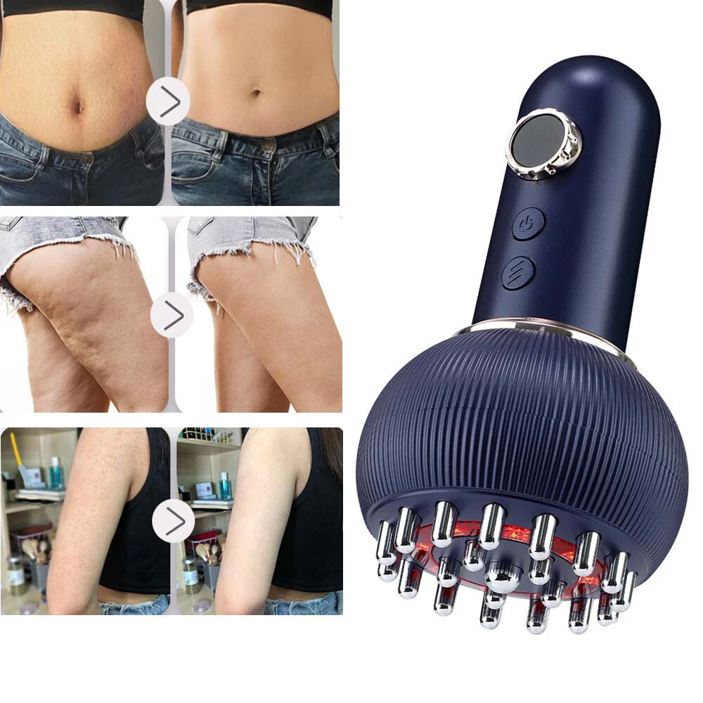 Electric Lymphatic Drainage Machine - Meridian Body Massage Brush with Microcurrent