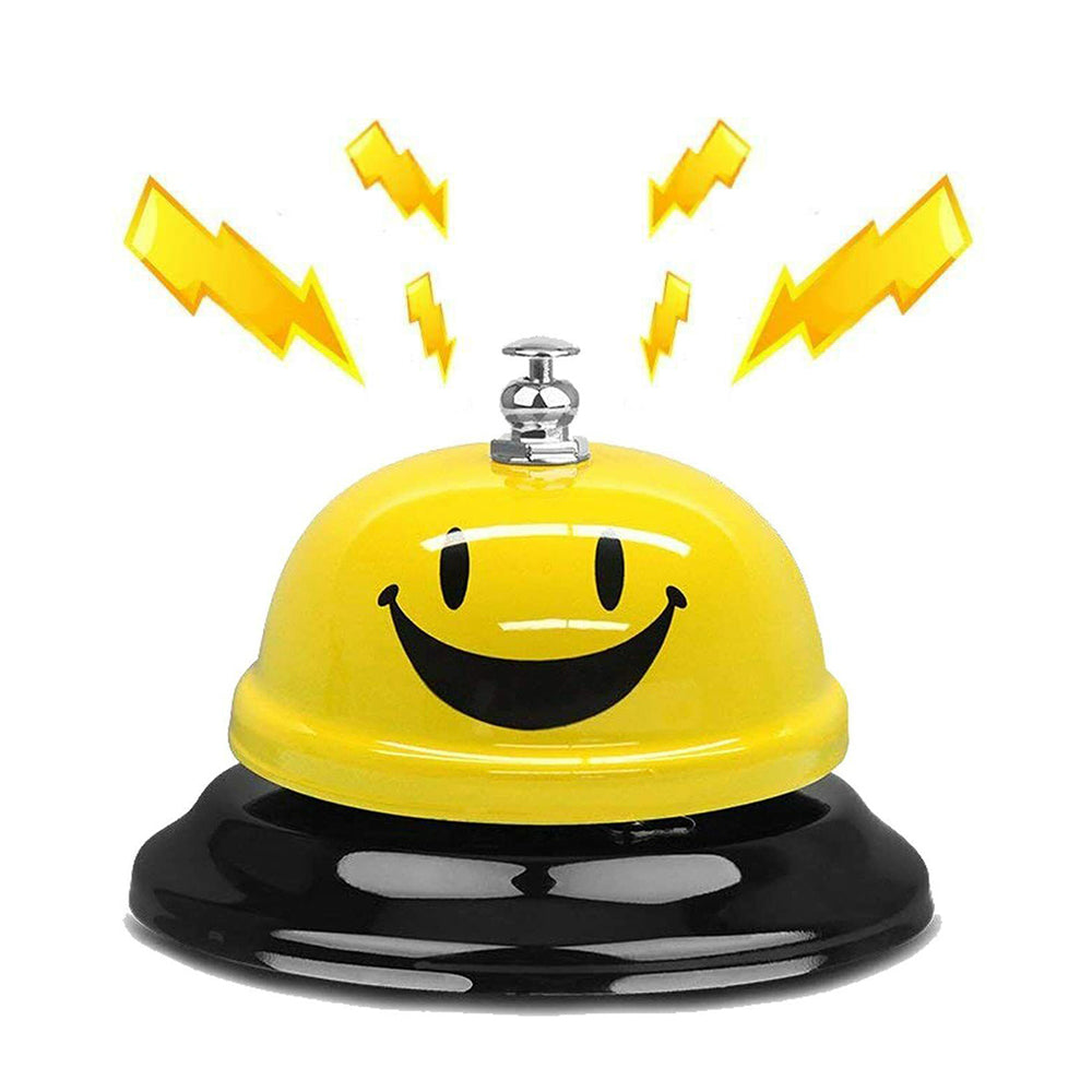 Call Bell Reception Desk Restaurant Hotel Kitchen Service Steel Smiley Face SD8