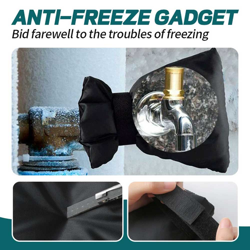 4-Pack Outdoor Tap Cover - Frost Protection Thermal Jacket for Faucets