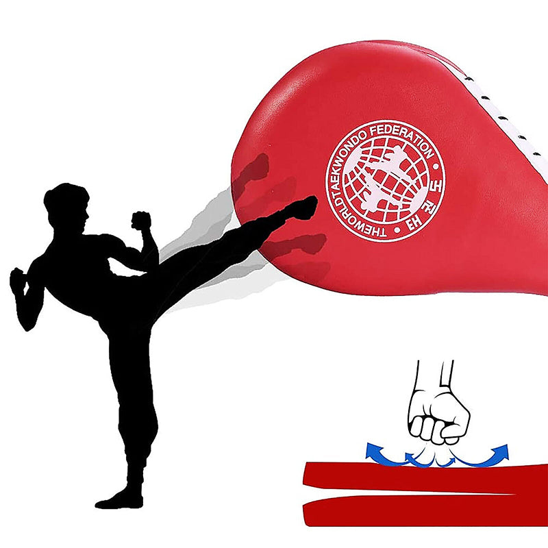 Taekwondo Double Kick Paddle kick pad Punching TKD MMA Kickboxing Training
