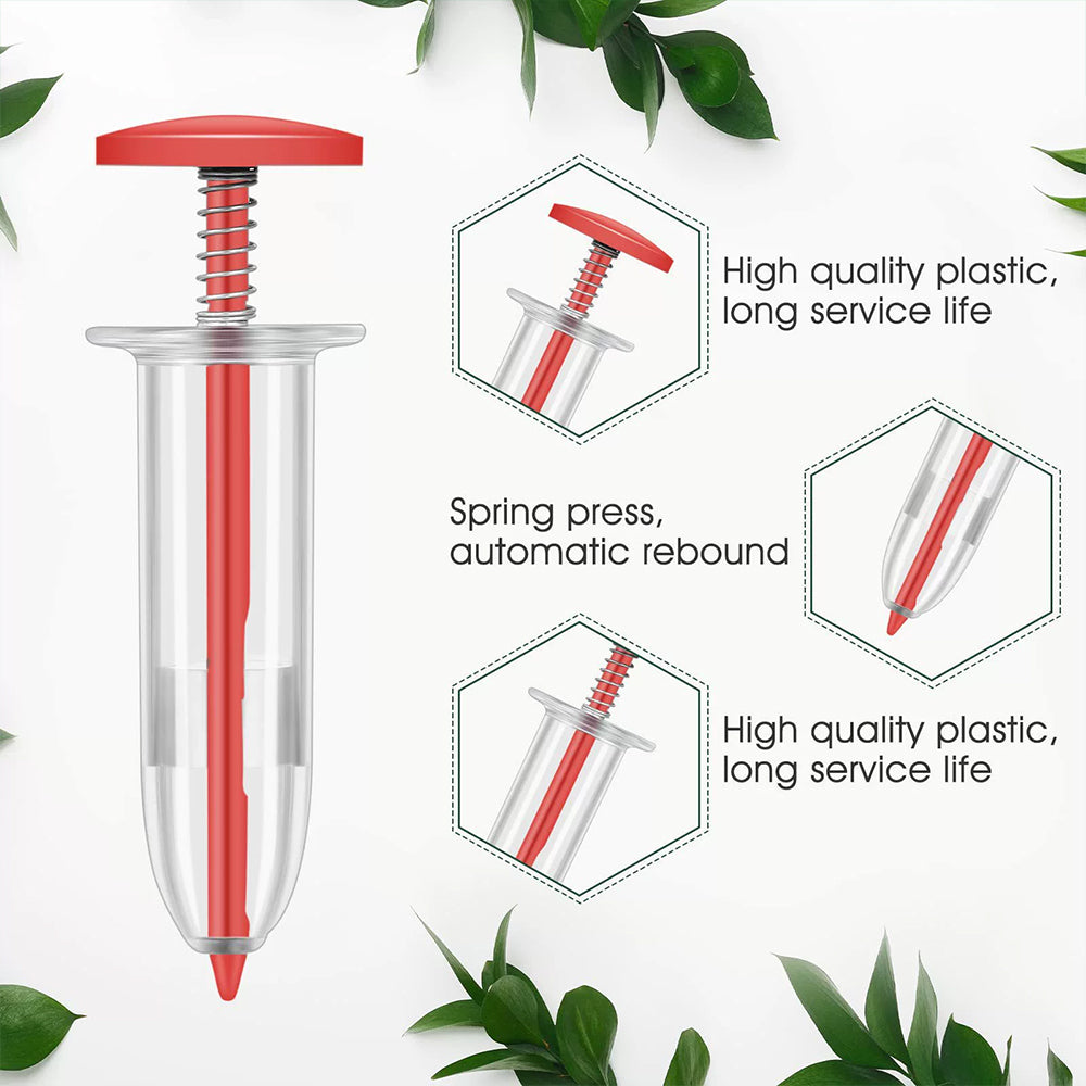 4PCS Handheld Seed Dispenser - Garden Seeder Sower for Plant Pots & Containers