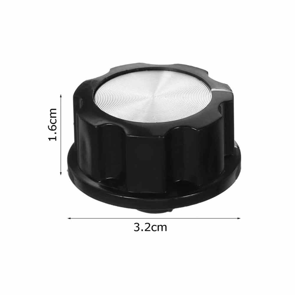 2-Pack Universal Air Fryer Timer Knob Replacement, 360° D-Shaft Control Switch Knob, Heat-Resistant