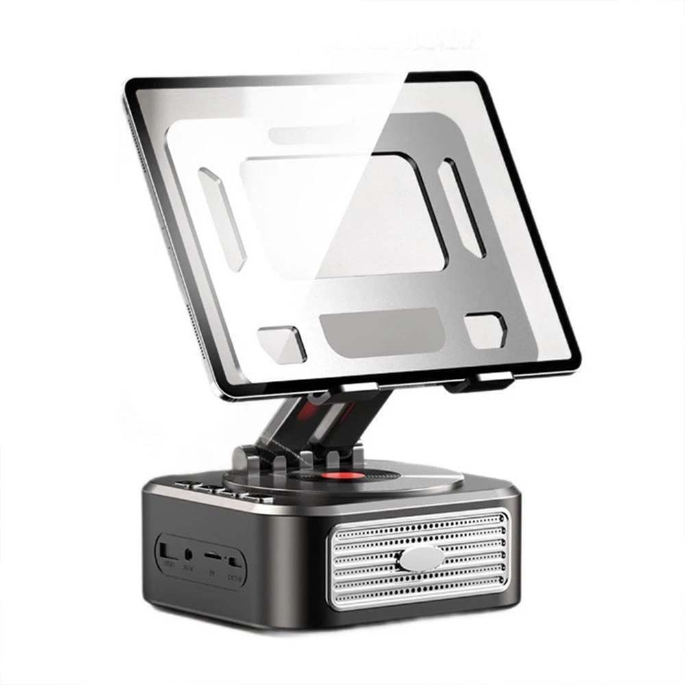 Bluetooth Speaker Phone & Tablet Stand – Adjustable with Wireless Bluetooth Speakers