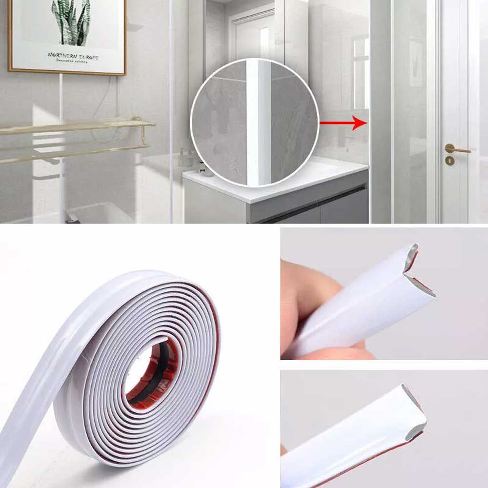 3m Self Adhesive Wall Edging Strip Flexible Corner Angle Trim Living Room Kitchen