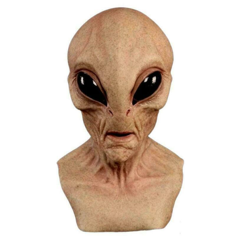 Alien Latex Mask Scary Horror Masks Comfortable Soft Halloween Cosplay Props