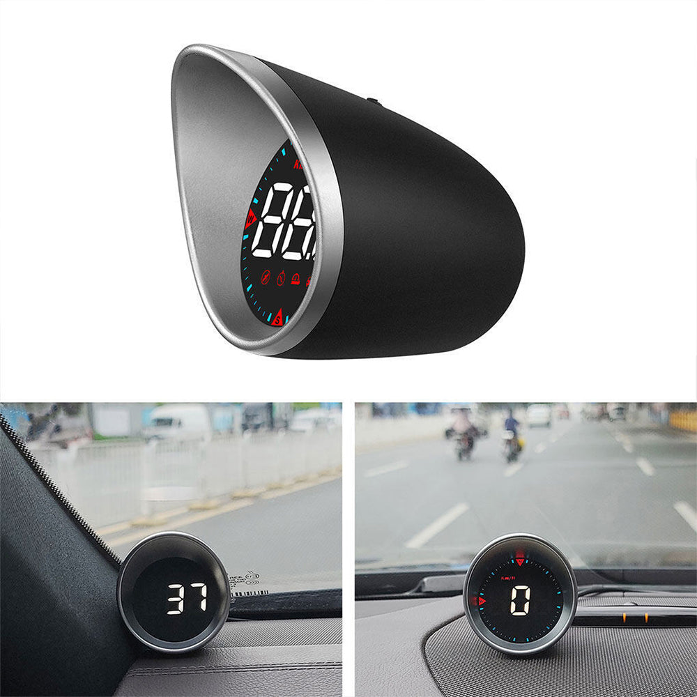 Universal Car Head Up Display G5 HUD GPS Speedometer Speed Warning Alarm