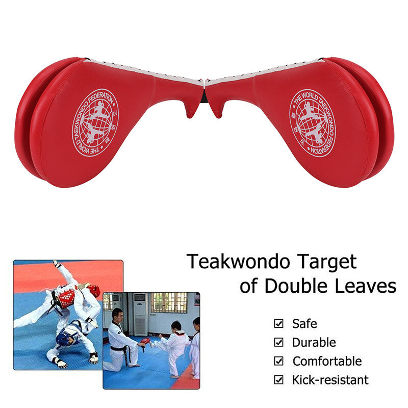 Taekwondo Double Kick Paddle kick pad Punching TKD MMA Kickboxing Training