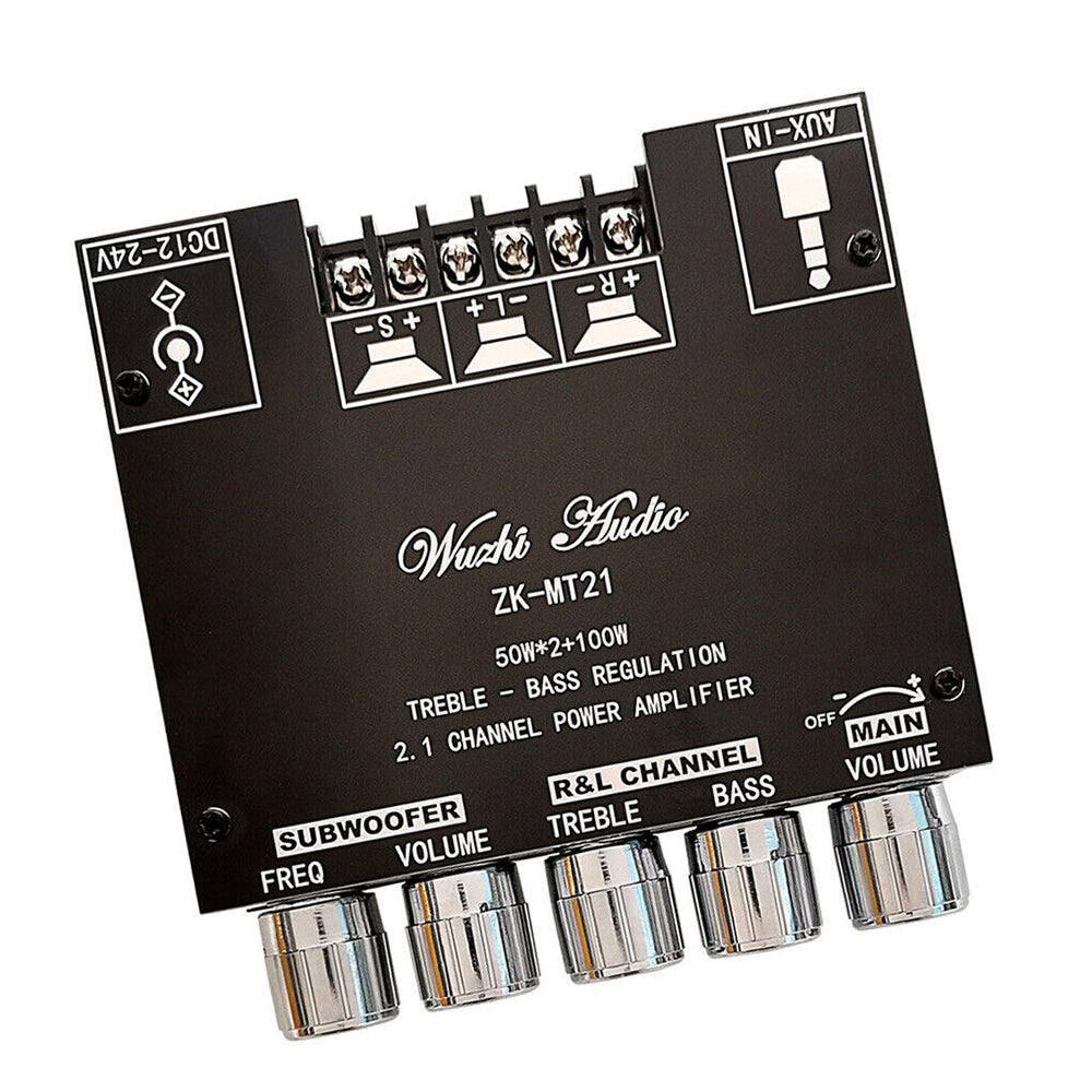 Mini Bluetooth 5.0 Digital Amplifier HiFi 2.1 Channel Audio Stereo Equalizer Amp