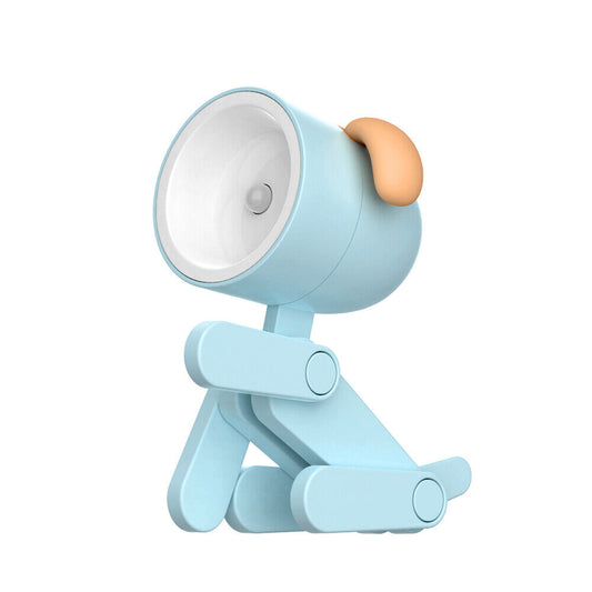 Cute Folding Animal Pet Light  Mini LED Night Light Cartoon Table Lamp Room Decor