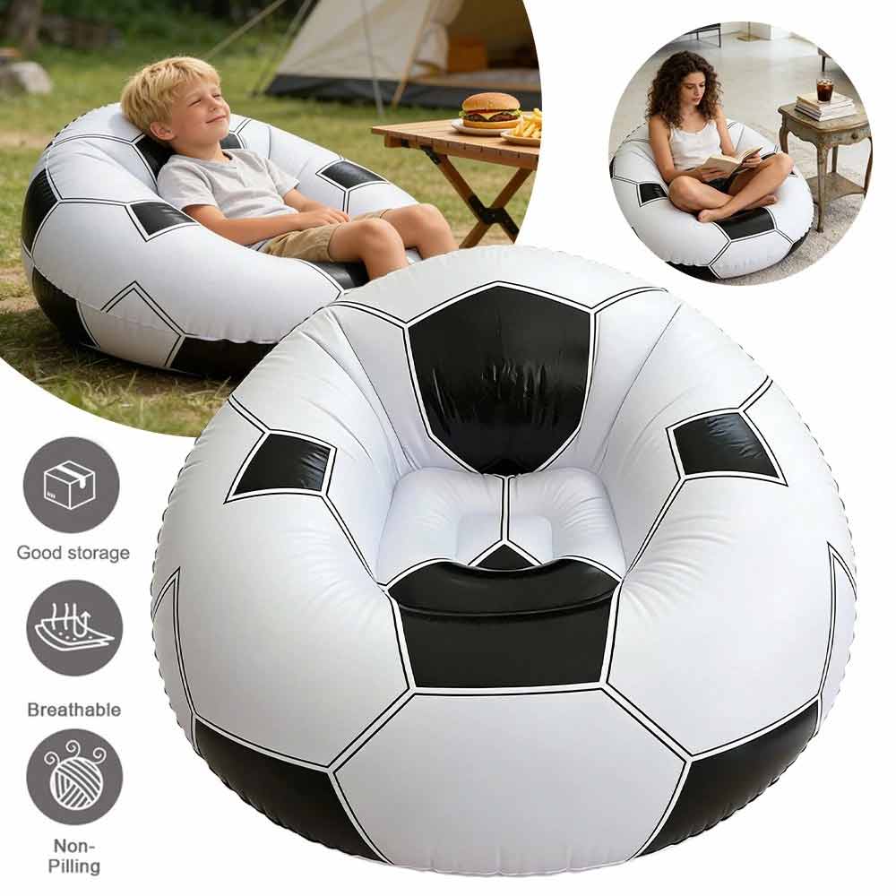 Inflatable Football Sofa – PVC Waterproof Inflatable Chair for Indoor & Outdoor Use