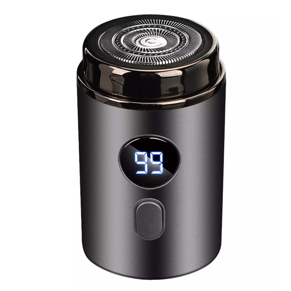 Mini-Shave Electric Razor For Men USB Rechargeable Portable With Digital Display