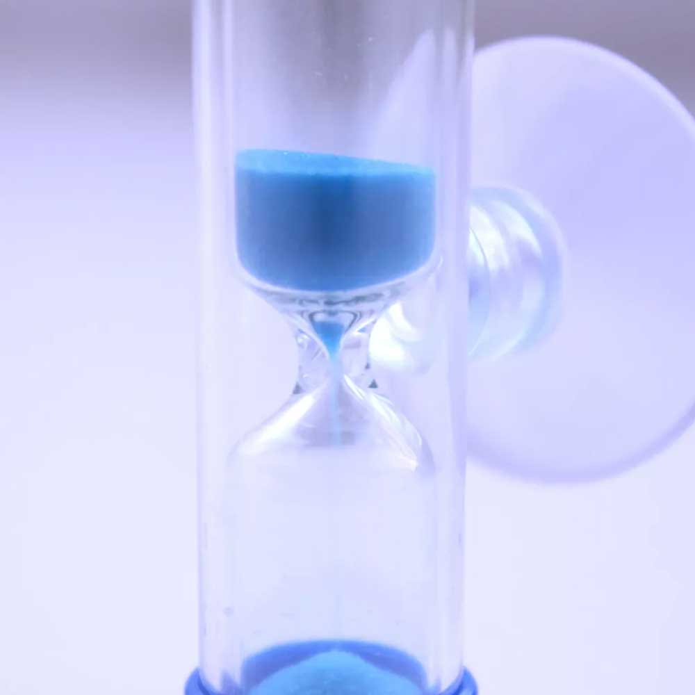3 Min Blue Sand * No Battery Shower Timer Save Water Needed