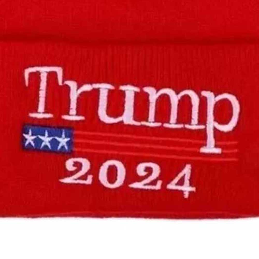 Red Hat MAGA Make America Great Beanie Trump/Vance 2024 Warm