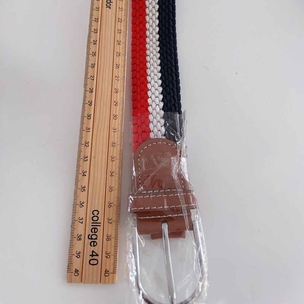 Men Women Kids Tween Striped Sports Formal Casual Pants Buckle Belt