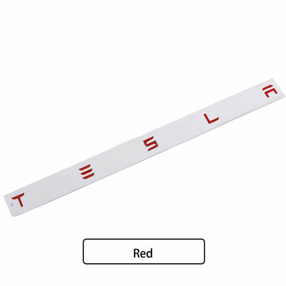 3D Trunk Letters Tailgate Rear Emblem Adhesive Badge for Tesla Model 3 Y X S