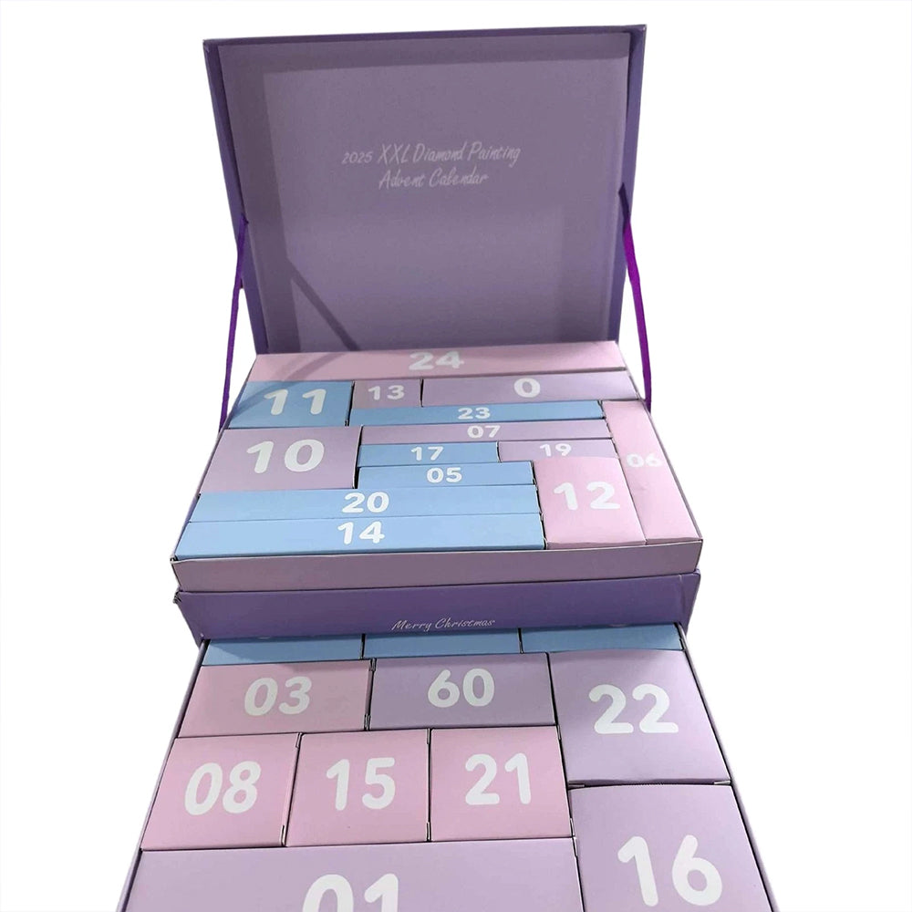 2025 Diamond Painting Advent Calendar | 24-Day Christmas Countdown Craft Kit