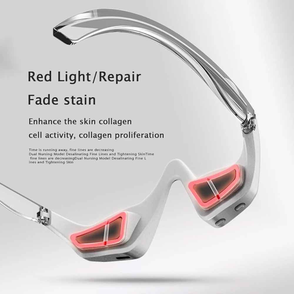 Under Eye Device,Revital Eyes Red Light Glasses,Eyes Bag Remover